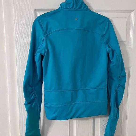 Lululemon Blue Exercise Track Jacket Size 4 - Picture 2 of 2